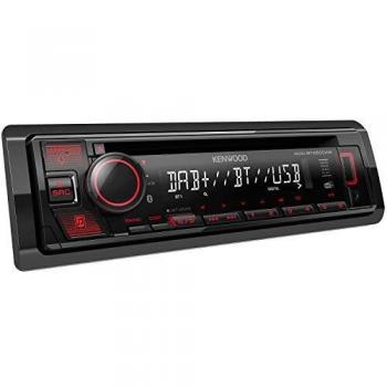 Receptor multimedia para coche Kenwood KDC-BT450DAB con pantalla táctil y conexión USB