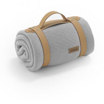 Manta de punto Bamboo gris Cambrass