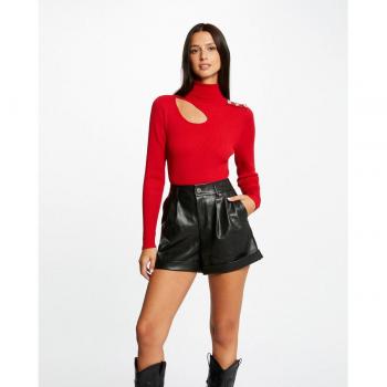 Morgan Jersey de mujer manga larga con abertura