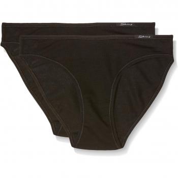 Skiny SKNB 082653 Rio Bragas de bikini para mujer, de algodón, 4 unidades, Negro , 46