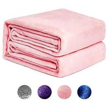 NEWSHONE Mantas Colcha Franela Fleece King Size - Cozy Soft Mantas de Cama Ligeras y cálidas para sofá Cama Manta de Microfibra para Todo Uso multipropósito