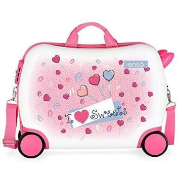 Enso Fantasy Maleta Infantil Multicolor 50x38x20 cms Rígida ABS Cierre combinación 34L 2,3Kgs 4 Ruedas Equipaje de Mano