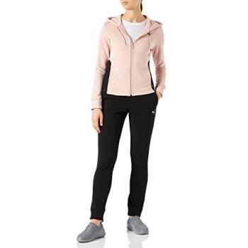 PUMA Classic Hooded Tracksuit FL cl Sudadera, Mujer, Rose Quartz, XL