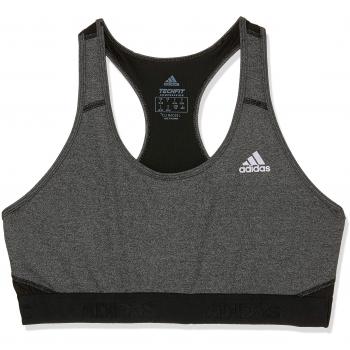 Adidas Drst Ask SPR H Sujetador Deportivo, Mujer, Gris