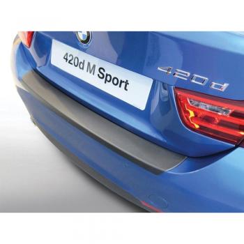 RGM RBP834 Protector del Parachoques Trasero ABS Compatible con BMW Serie 4 F32 Coupe 7/2013-9/2020 'M-Sport' Incl. M4 Negro