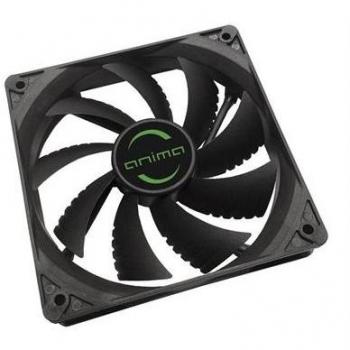 Tacens Anima AF12 Ventilador para PC 120mm, Negro, 14dB, Rodamientos Fluxus, 1200 RPM, Bajo Consumo