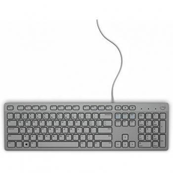 Teclado DELL KB216 USB QWERTZ Alemán Gris