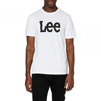 Lee Wobbly Logo tee Camiseta, Blanco