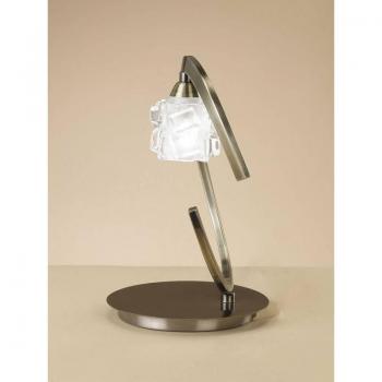 Lámpara de sobremesa Ice 1 Bombilla G9 ECO, latón antiguo
