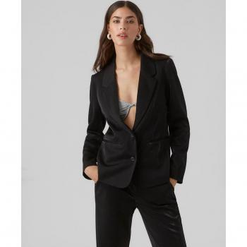 Blazer de vestir de mujer con tejido brillante
