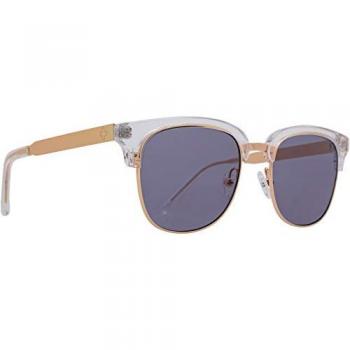 Unisex Gold Oval Frame Sunglasses - Spy Stout 51