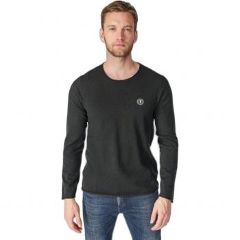 Le Temps des Cerises Terry Black Lightweight Sweater