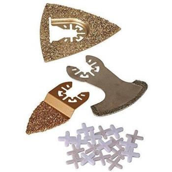 Wolfcraft 3960000 - Kit de proyecto para multiherramienta, reparación de azulejos