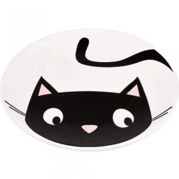 Comedero de cerámica para gatos Guus Flamingo - 30 ml, 12,7 cm de diámetro