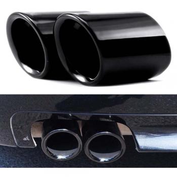 PolarLander Car Styling De Acero Inoxidable Silenciador de Escape Tip Tubo Accesorios Auto 2pcs / Pack