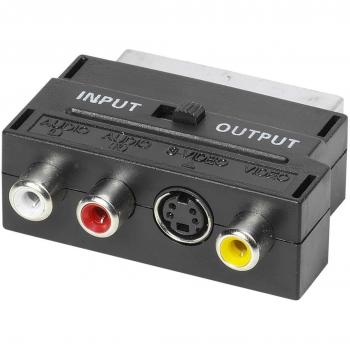 Vivanco 47048 Adaptador de Vídeo Mini DIN a SCART