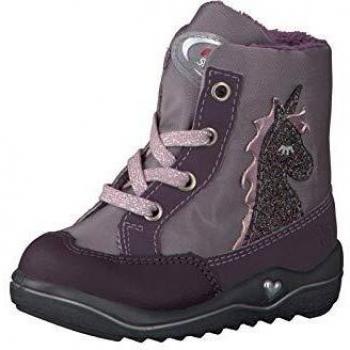 RICOSTA Pepino Girl Boots Alina, Children's Winter Boots, Kids Outdoor Children's Shoes,Lambskin Boots,Lined,Waterproof,dolcetto/Purple,26 EU / 8 UK