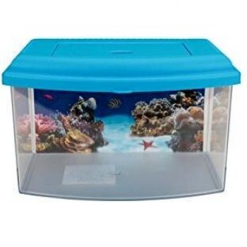 Aimé Aquarium Plastic Aquarium - 1 Unidad, colores surtidos