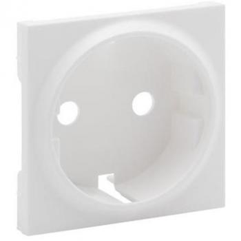 Conjunto tecla y tapa para base de enchufe 2P+T Niloé Step blanco mate LEGRAND 864120