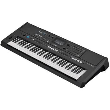 Yamaha PSR-E483 Teclado Portátil Moderno 61 Teclas Sensibles, 860 Voces, 345 Estilos, USB-C - Negro
