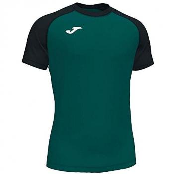 Camiseta manga corta hombre Teamwork verde negro Joma