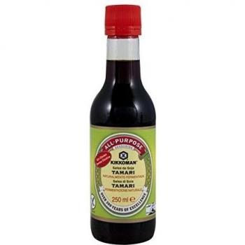KIKKOMAN Tamari Gluten la salsa de soja 250 ml