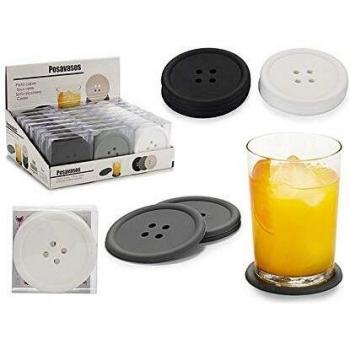 Bigbuy Home S3602542 Posavasos Silicona, 4 Piezas