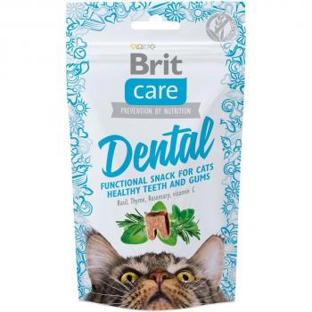 Brit Care Dental Snack para Gatos - Pack Ahorro 3 x 50 g