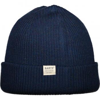 Barts Stonel Beanie - Unisex Soft Warm Stretchy Knit Hat - Navy Blue - One Size