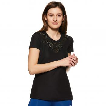 adidas Feminine tee Camiseta, Mujer, Negro, S