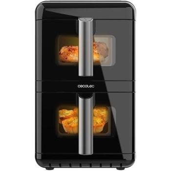 Freidora de Aire Cecotec Cecofry DuoLevel 12000 Window 12L, 2900W, Doble Cubeta de 6L, Cocina hasta 4 Alimentos, Control Táctil a Color, Ventana Superior