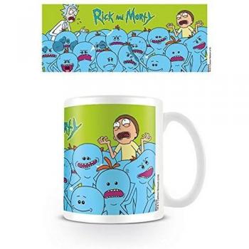 Taza Mr. Meeseeks Rick y Morty de cerámica 320ml