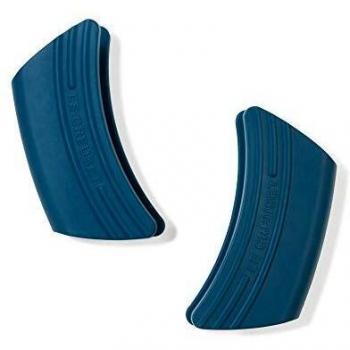 Set de 2 agarradores de silicona adaptables y resistentes al calor hasta 250°C - Verde Profundo