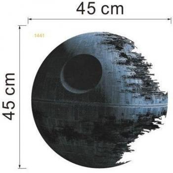 Star wars Death Star Wall Sticker by Perfect Charms