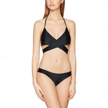 Urban Classics Bikini para Mujer Juego, Negro