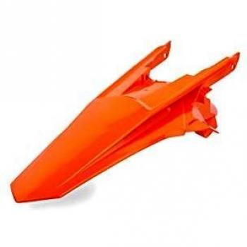 Parafango Trasero Naranja Polisport para KTM Unisex