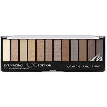 Paleta de Sombras Eyemazing 001 Nude - 12 Tonos en Acabado Mate y Glitter (14.2 g)
