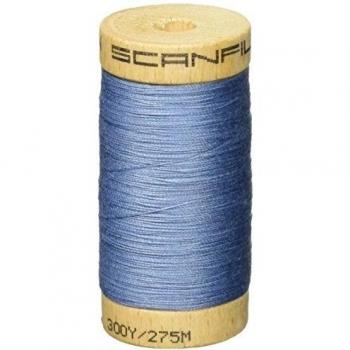 Organic Cotton Thread 300 Yards-Dusk Blue