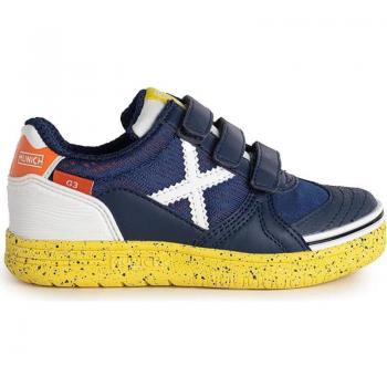 Zapatillas de Fútbol Sala Munich G3 Kid Vco Indoor 361 Marino Bl 1514361