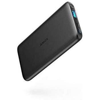 Anker PowerCore Lite, 10000 mAh power bank, powerful external battery, slim and compact for iPhone XS Max/XR/XS/X / 8 / 8Plus / 7 / 6s / 6Plus, iPad, Samsung Galaxy and many more