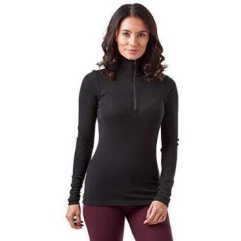 Icebreaker 175 Everyday LS Half Zip Camiseta, Mujer, Negro, S