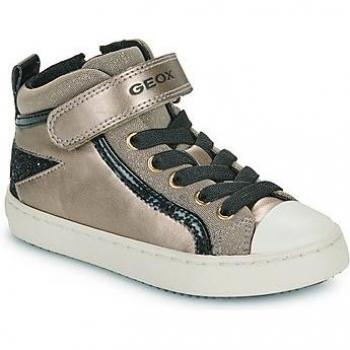 GEOX J944GM 0AJGN Zapatillas Altas Infantil Beige, Zapatillas Altas para Niños, Color Beige, Diseño moderno y cómodo, Suela de goma antideslizante, Plantilla extraíble, Material