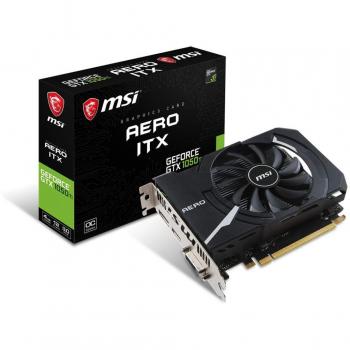 MSI GTX 1050 Ti AERO ITX 4G OC GeForce GTX 1050 Ti 4GB GDDR5 - Tarjeta gráfica