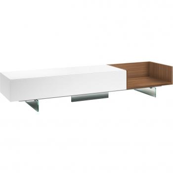 Mueble de TV con cajón y estante lateral Tempo