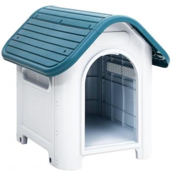 Blue Dog House 23.2x29.5x26 Polypropylene