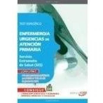 ENFERMEROA URGENCIAS DE SALUD.TEST ESPECÍFICO