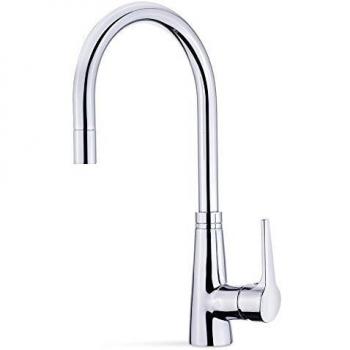 Grifo De Cocina Teka Monomando Vtk 938 Color Cromo Ref 249380200 Caño Alto Extraible