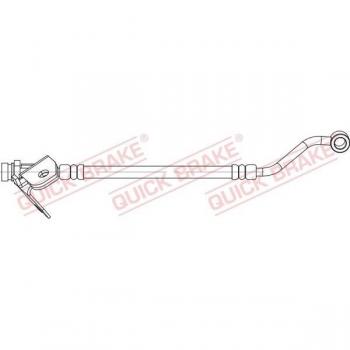 Tubo de freno QUICK BRAKE 58.015X - Latiguillo de freno, alta resistencia, fabricado con materiales de calidad, compatible con diversos modelos de vehículos, fácil instalación, certificado según normativas de seguridad