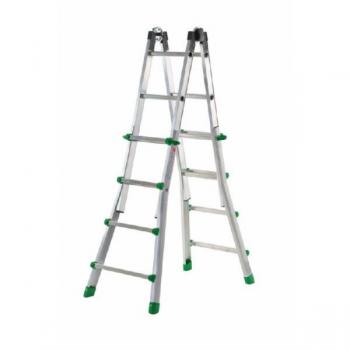 ESCALERA MULTIUSO ALUMINIO 8+8 PELDAÑOS TA-4 CODIVEN