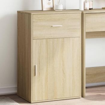 Gabinete de roble Sonoma 56,5x39x90 cm madera multicapa marrón